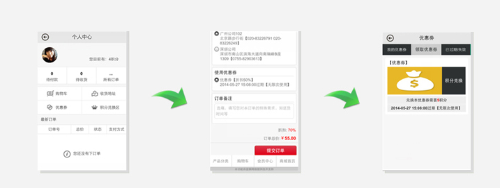 微商城线上优惠券